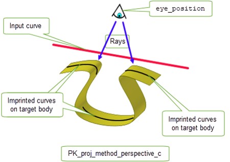 Parasolid v31.1 perspective projection