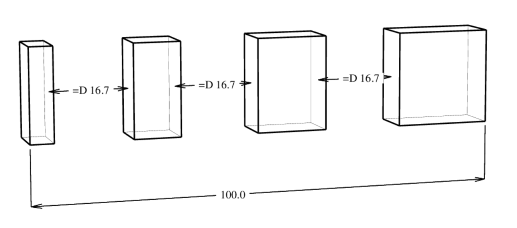 D-Cubed 3DDCM equal distance version 57