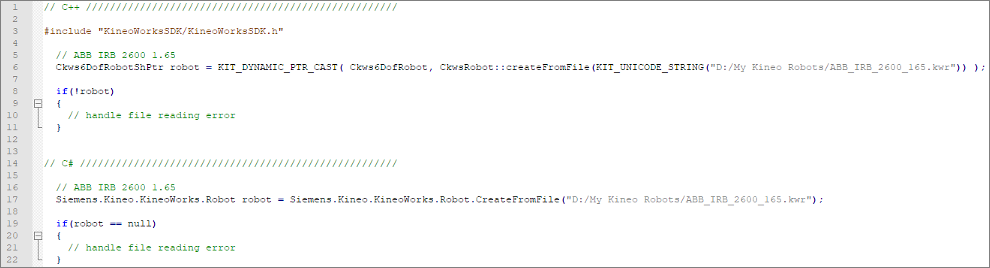 Kwik robot source code