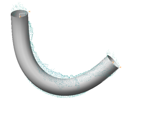 point cloud for cable simulation