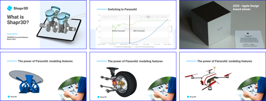 geometric modeling webinar - Shapr3D topics 