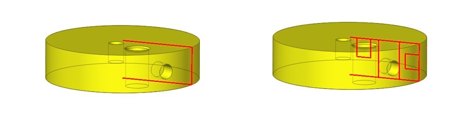 Parasolid 33.1 new visibility options for spun outlines