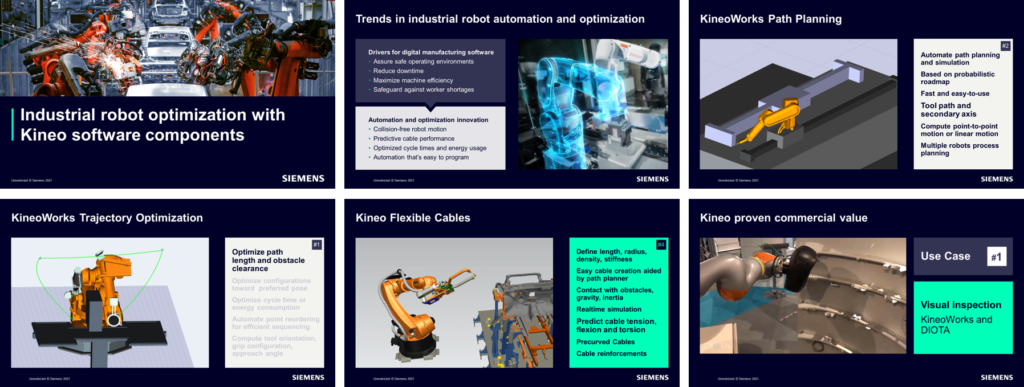 industrial robot optimization with kineo