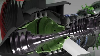 Aero engine detail