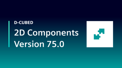 D-Cubed 2D Components version 75 release