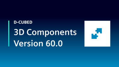 D-Cubed 3D Components release highlights