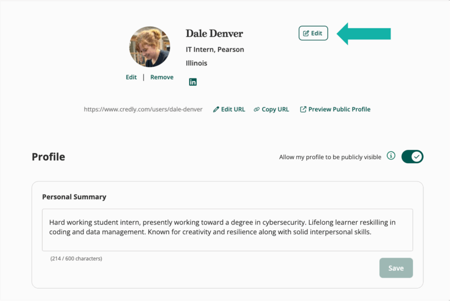 How to accept digital credentials and manage your profile on Credly ...