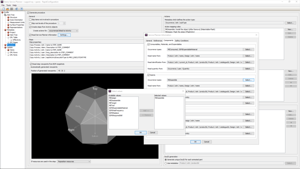 Import additional information from BOM