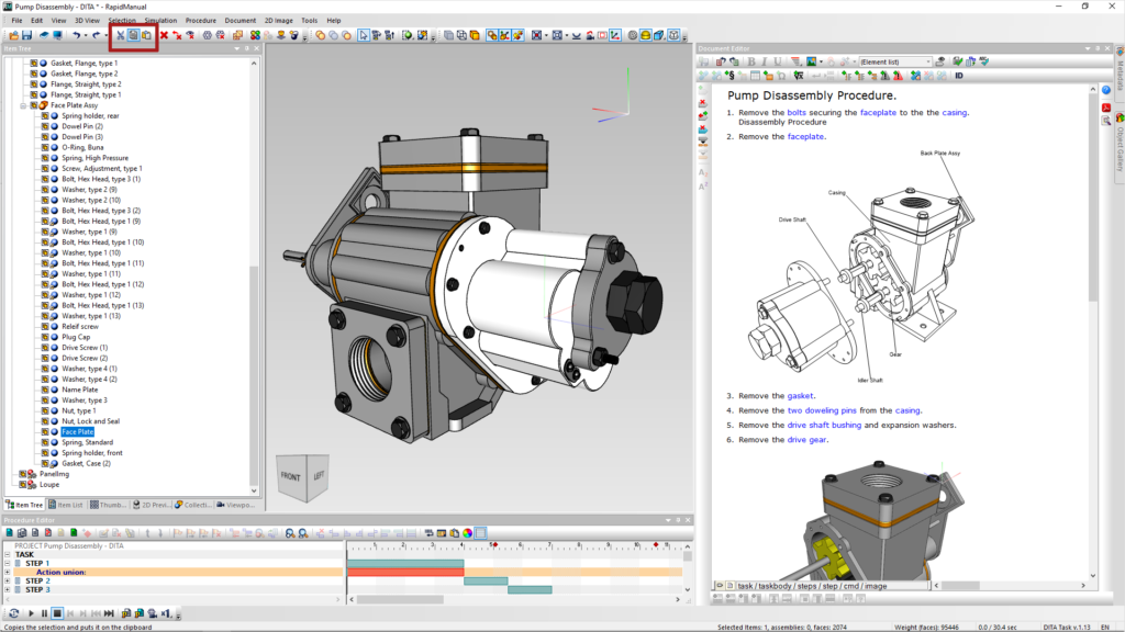 Cut, Copy and Paste from 3D editor