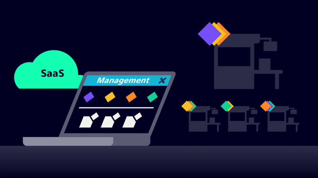 Teamcenter X graphic showing cloud management