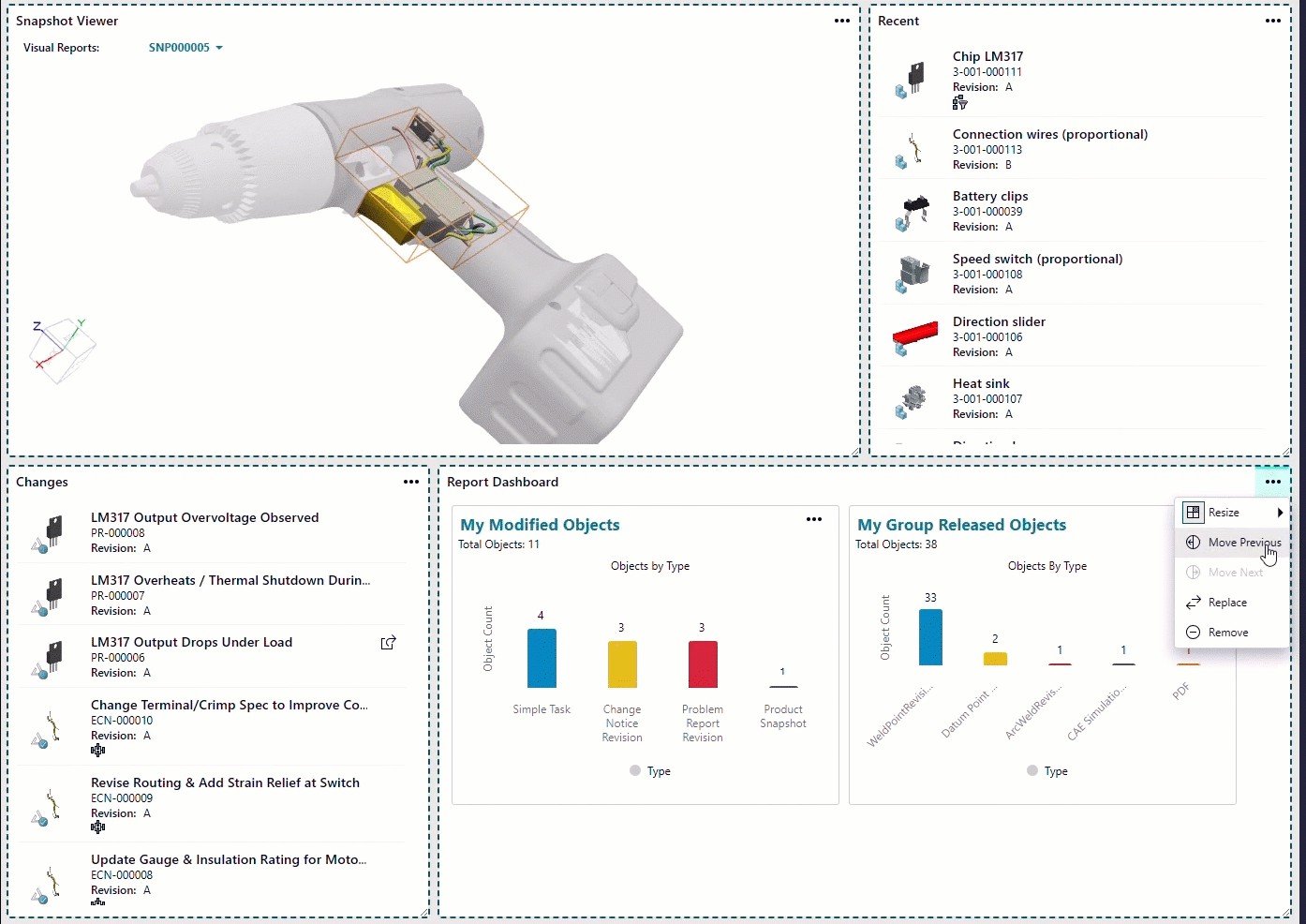 Personalize your home page in Teamcenter 2606.
