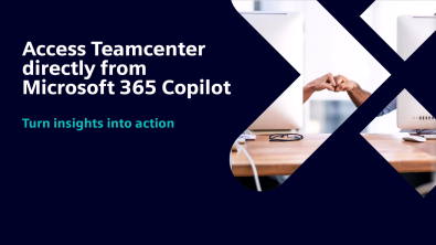 Image showing blog title to introduce PLM integration with Microsoft 365 Copilot