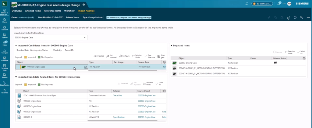 Maintain traceability in your engineering change workflows