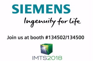 IMTS 2018:  Siemens hosting booth tours, presentations and technical seminars