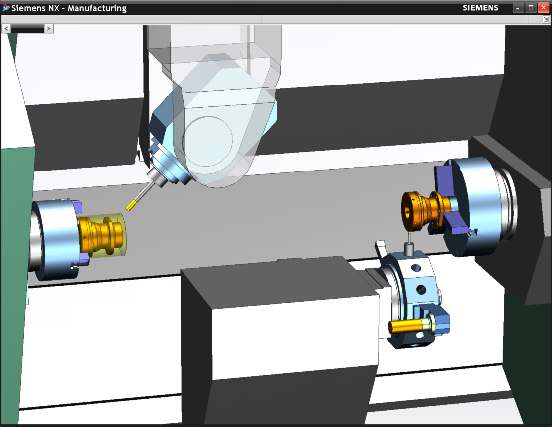 Set up your millturn machine with NX CAM NX Manufacturing