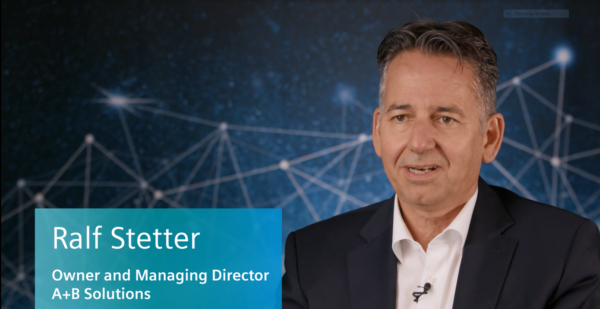 Siemens Partner Focus:  Ralf Stetter, A+B Solutions