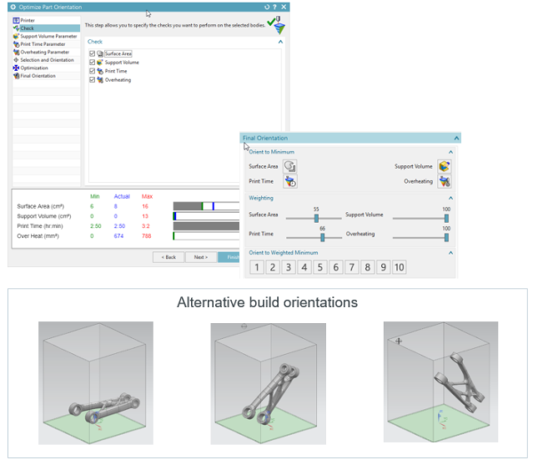 NX - Additive Manufacturing - Optimize Part Orientation