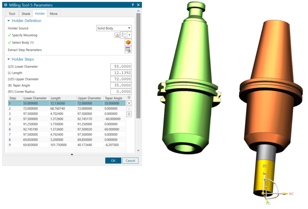 siemens nx export machining stock