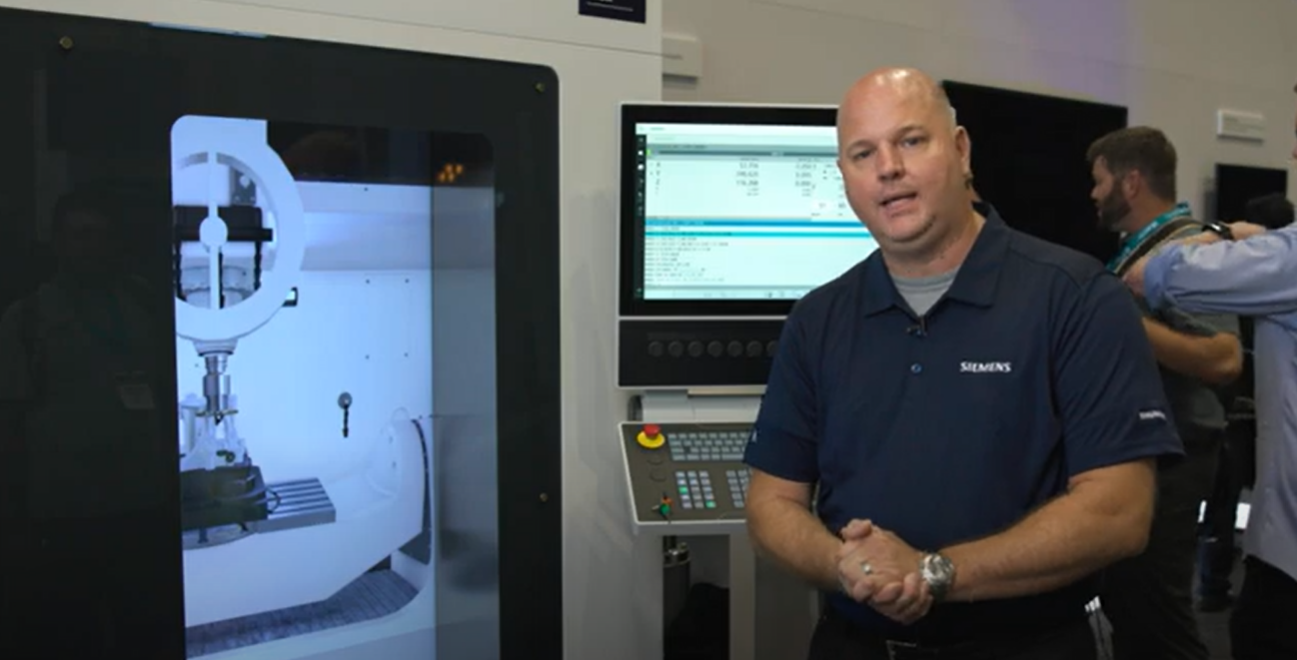 CNC Machining on the shop floor stage – Siemens at IMTS 2022