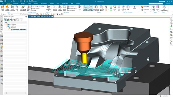 NX CAM's advanced programming for machining