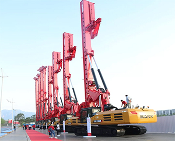 Image of equipment from heavy equipment manufacturer SANY