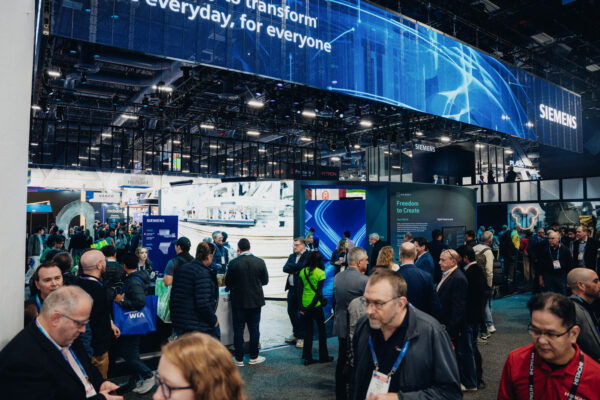 The Siemens booth at CES2026
