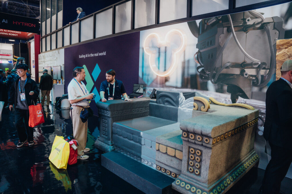 The Haddy display at the Siemens CES2026 booth