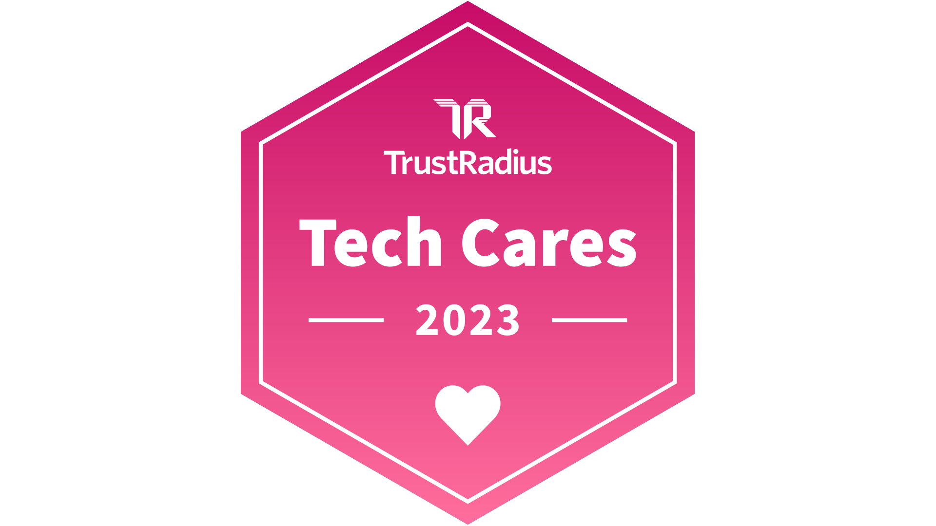 Siemens receives the 2023 Tech Cares Award from TrustRadius