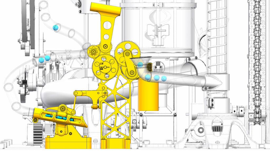 Example image of a machine designed using Siemens NX. 
