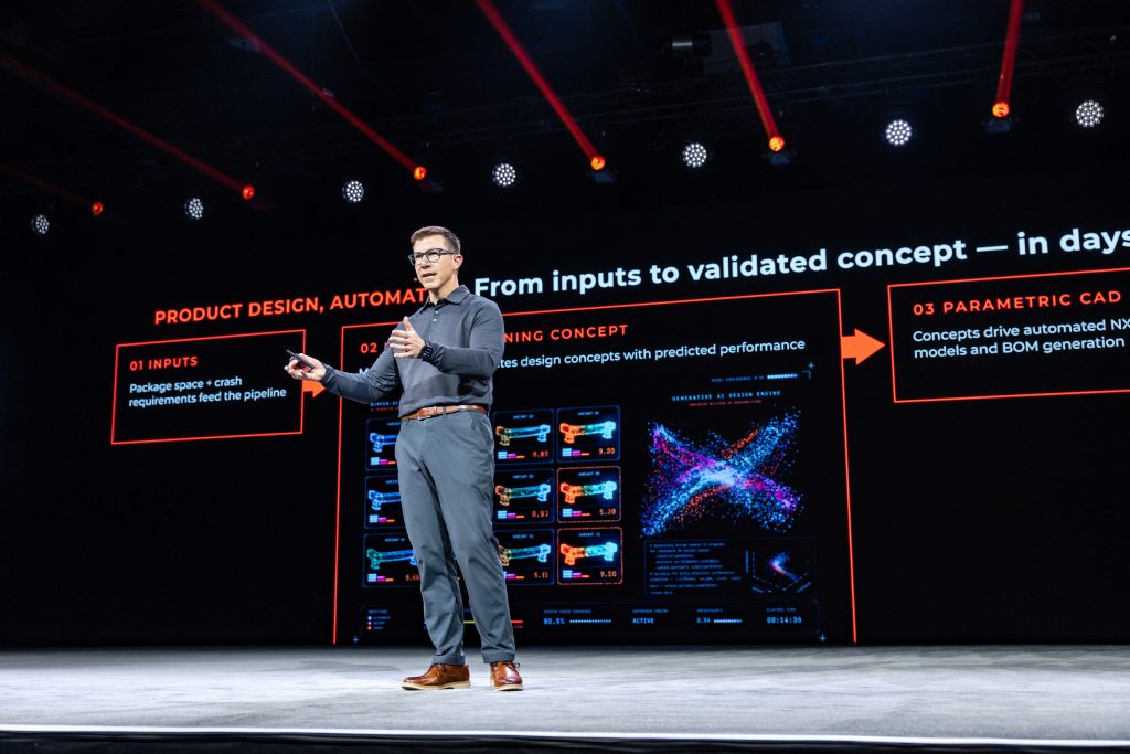 Ed Pleet Shape Corp connecting on the mainstage