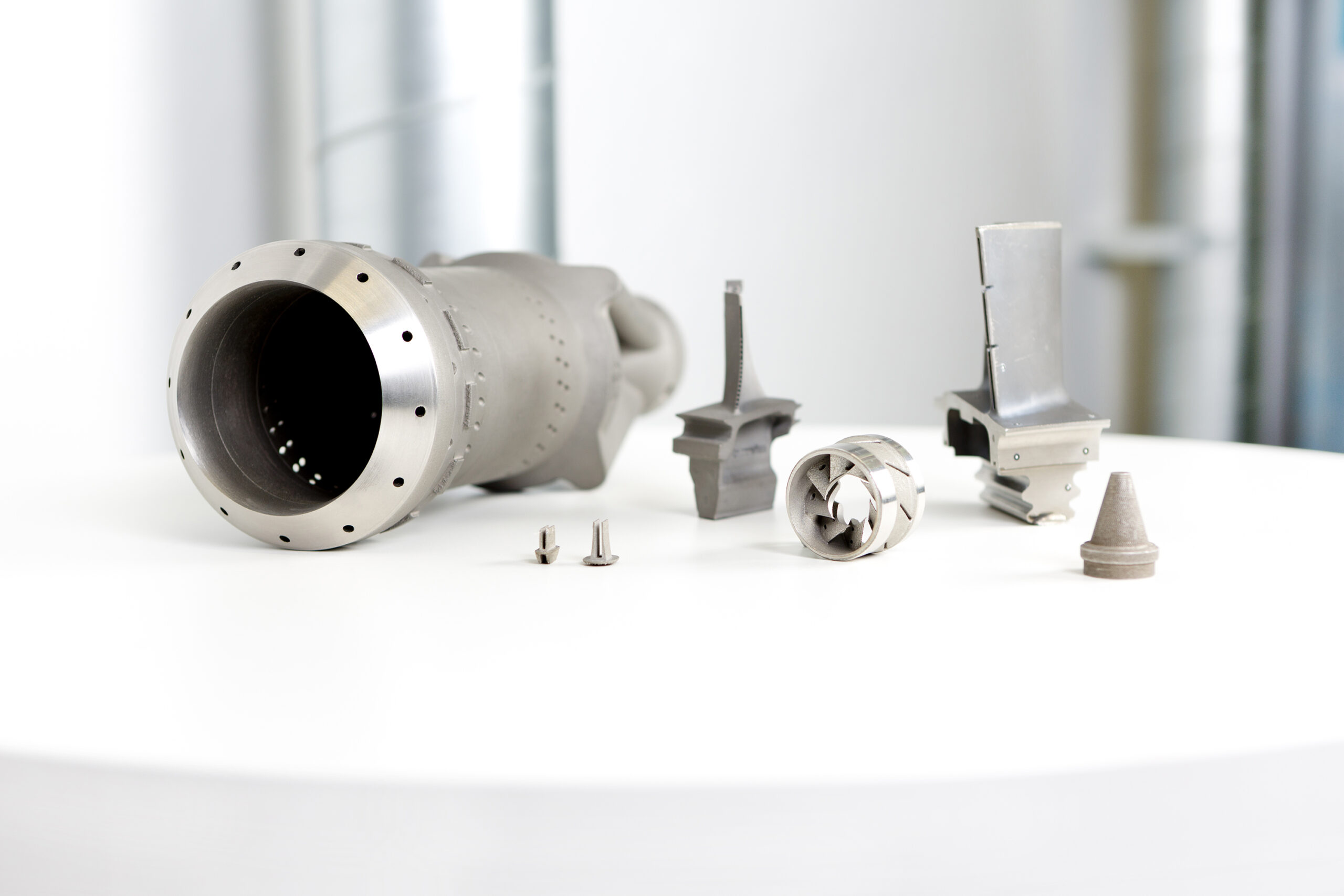 Aerospace components made with additive manufacturing (AM)