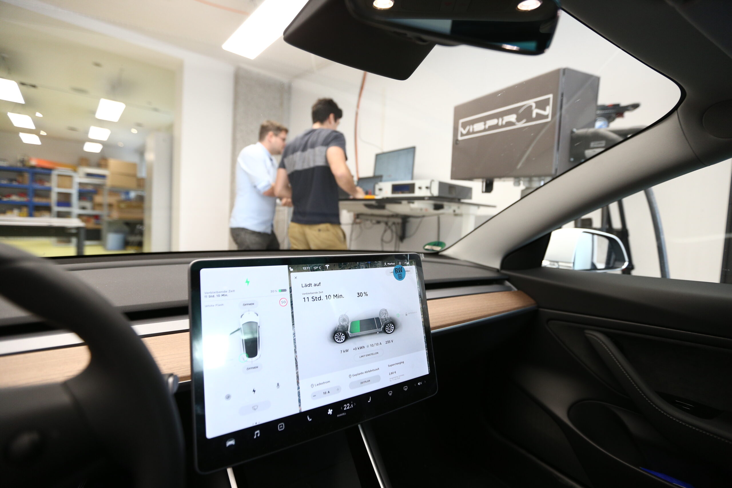 Electric car diagnostic testing