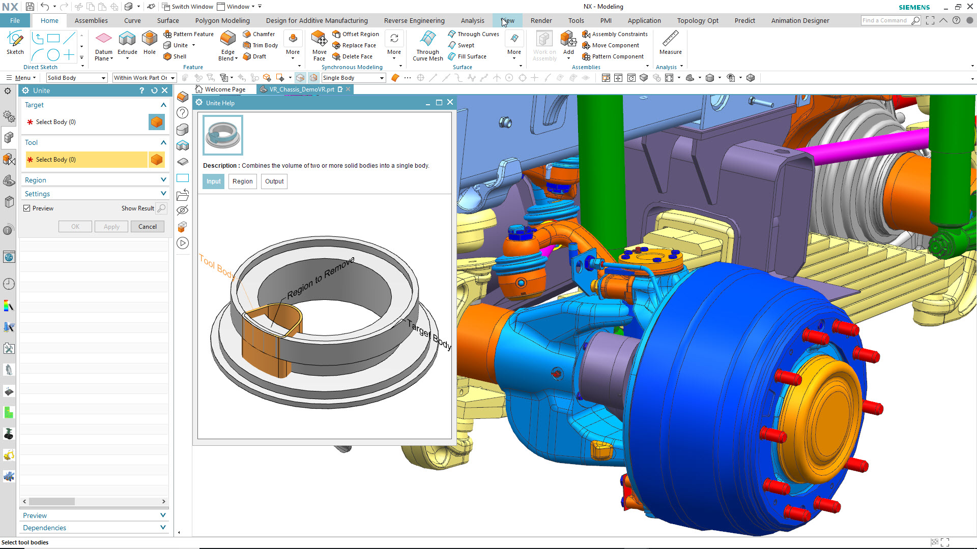 Adaptive UI in NX NX Design