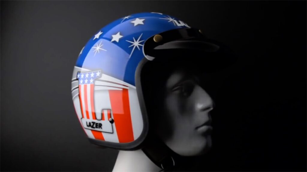 Pushing the boundaries of design sophistication with this cool Lazer Helmet.