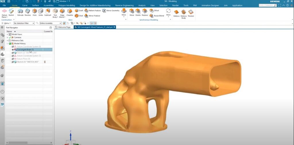 Mixed Feature Modeling coming soon to NX - NX Design