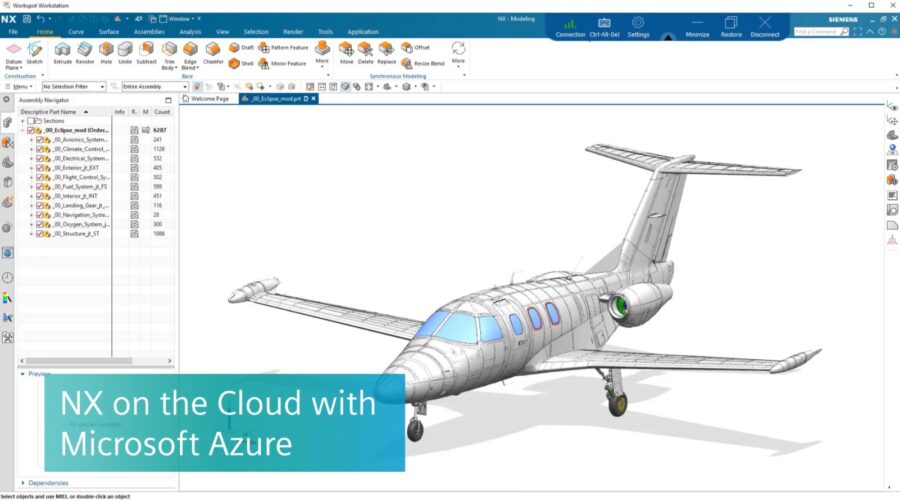 Siemens Nx On The Cloud With Microsoft Azure Nx Design