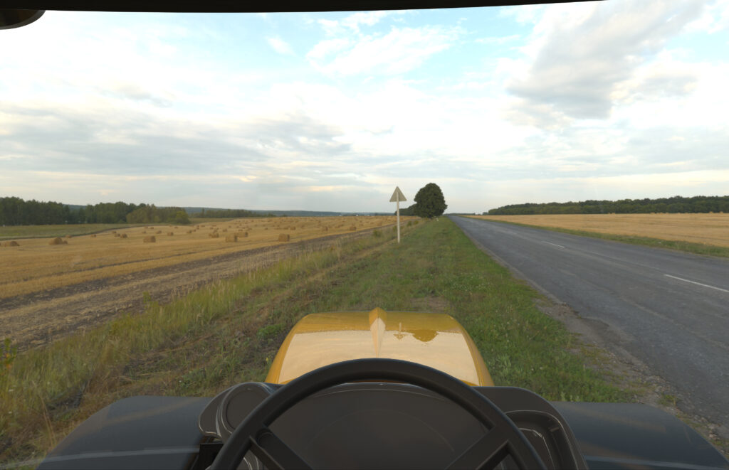 JCB interior