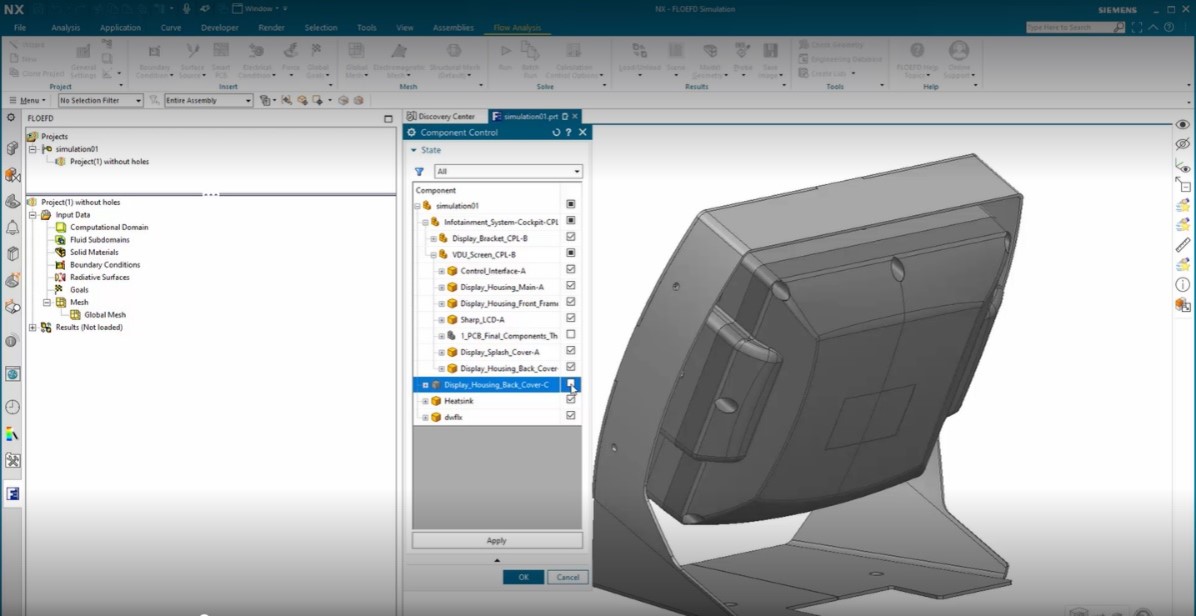 What is new in NX | Thermal Simulation - Designcenter