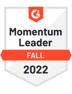 Badge for Product Machine Design Momentum Leader
