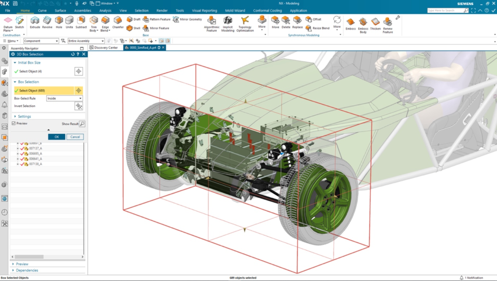 3D Box Filter within NX