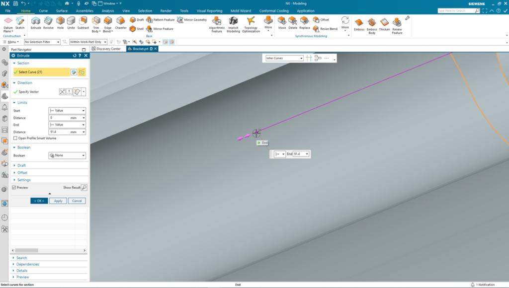 The image shows how when you zoom in, the increments get finer for measurements.