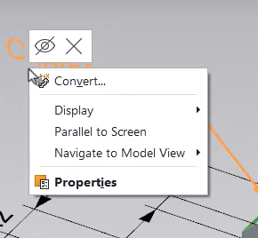 converting PMI within NX button