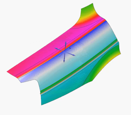 Slope analysis is a great surface quality tool to use on your designs.