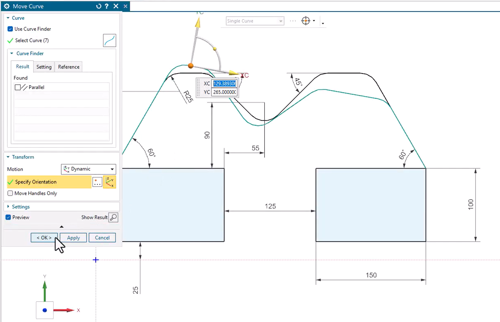 Nx Tips Tricks Move And Offset Curves Nx Design