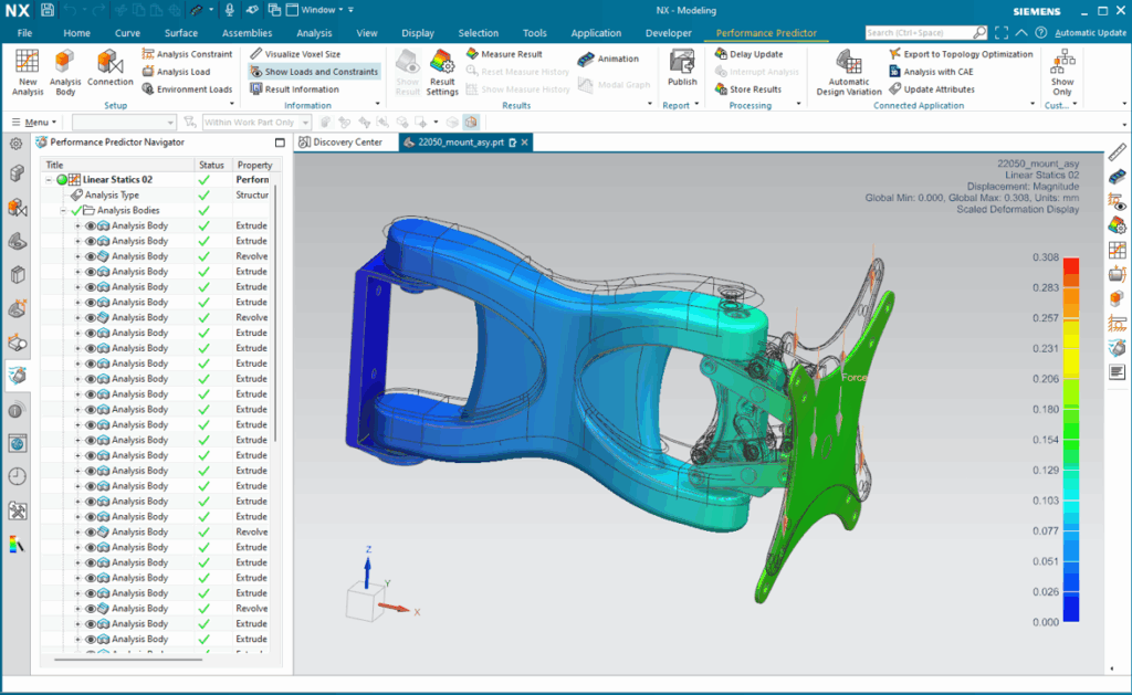 performance predictor and model in nx