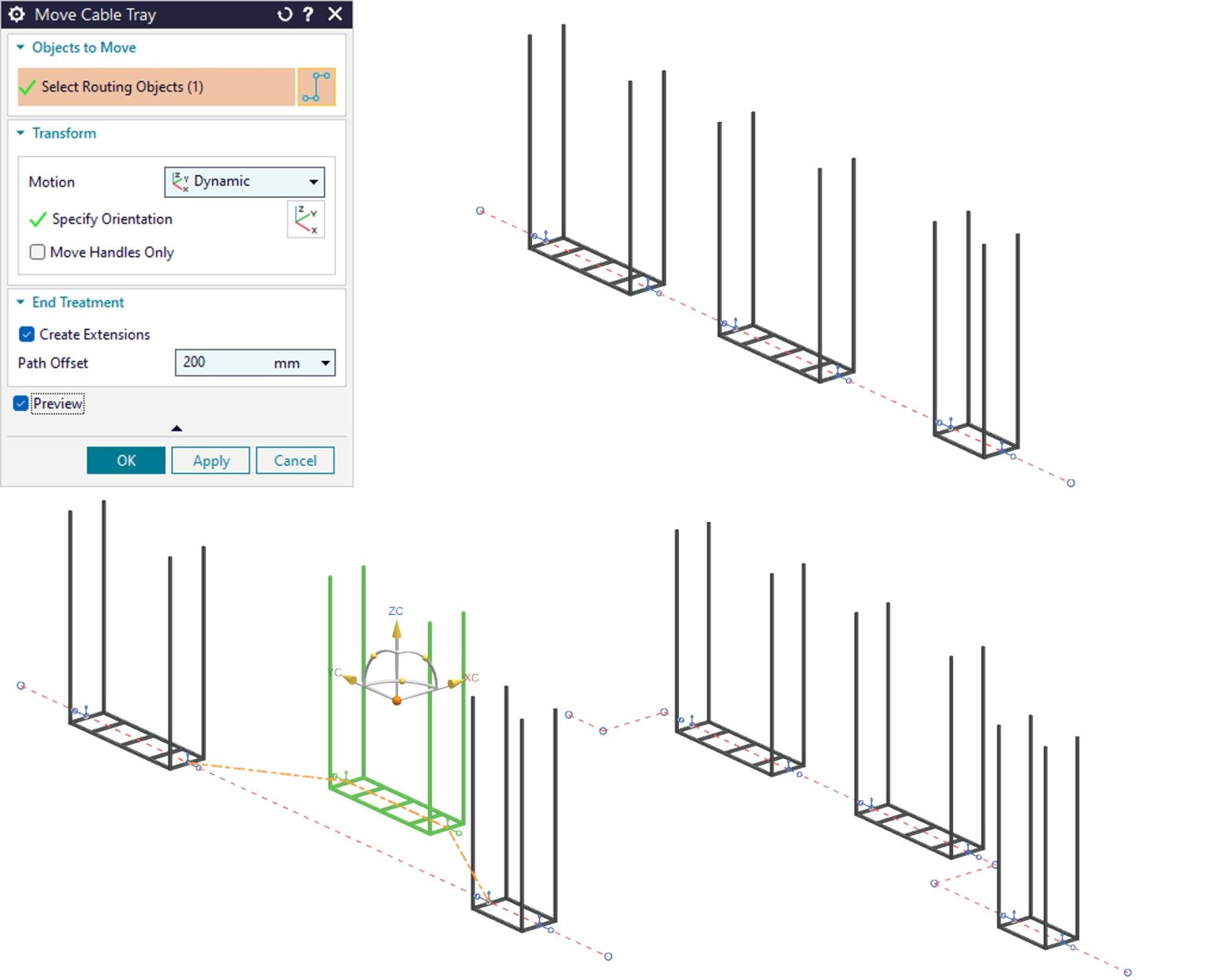 Electro-mechanical routing | What's new Designcenter NX