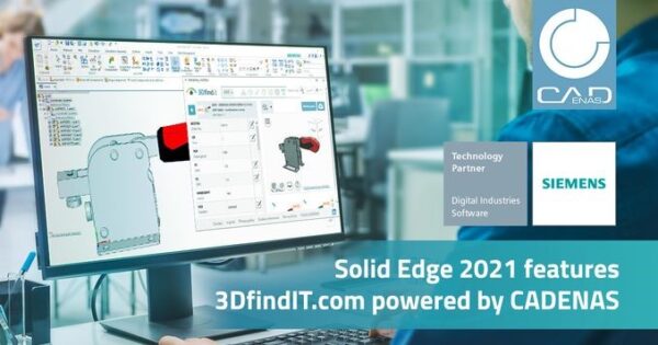 Find CAD models directly in Solid Edge® 2021