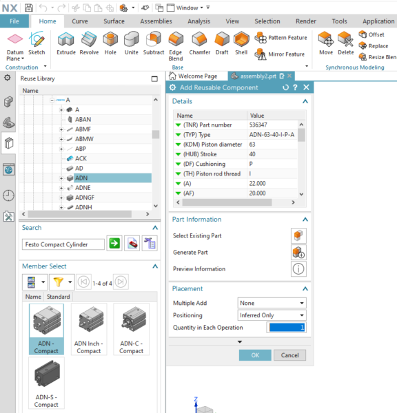 Nx Library Configuration CADENAS Reuse Library for NX - Partners