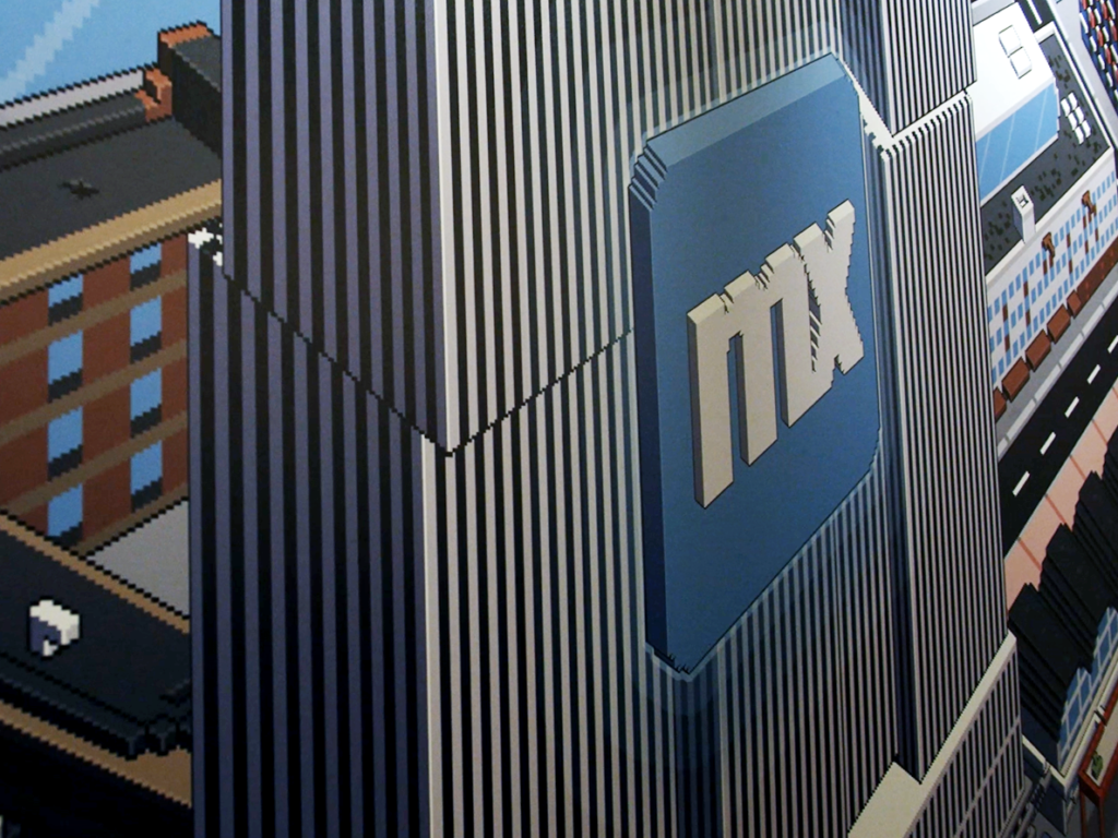 Component-based architecture represented by an image of the Mendix logo on building blocks.