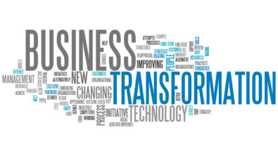 A word cloud encompassing all the elements of a successful SaaS business transformation